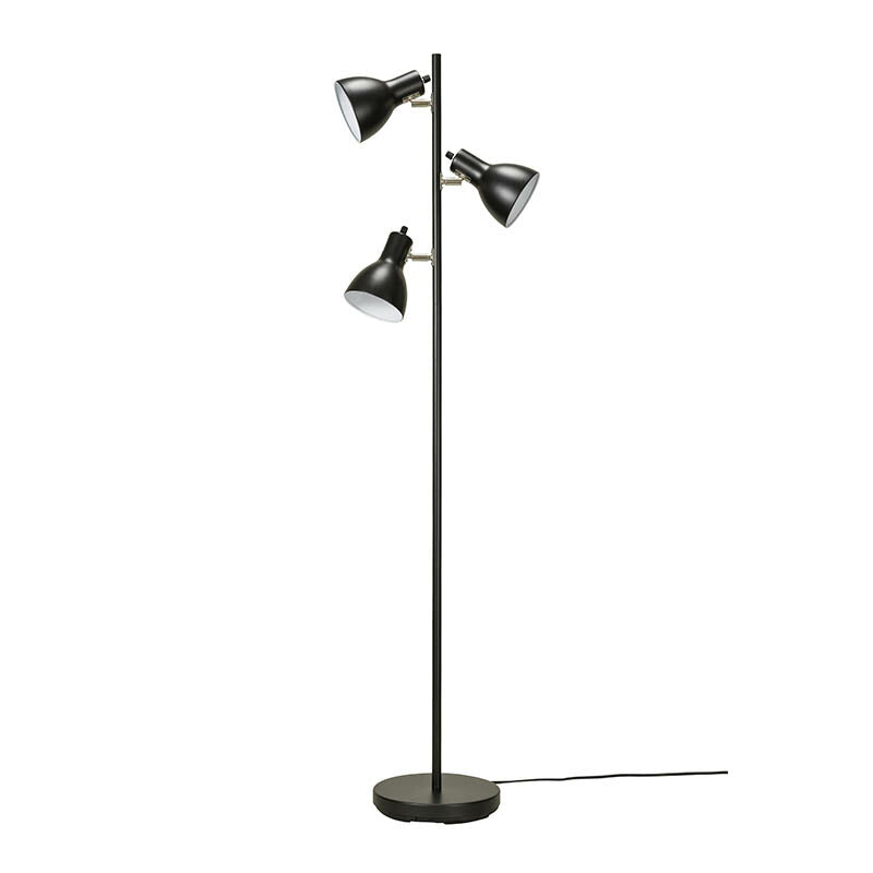 フロアスタンド 3灯 E26 ブラック【電球別売】_06-1497_TF-YN30BW-K_OHM(オーム電機)